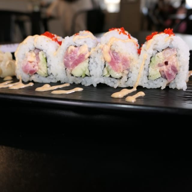 Spicy Tuna Cucumber Roll.